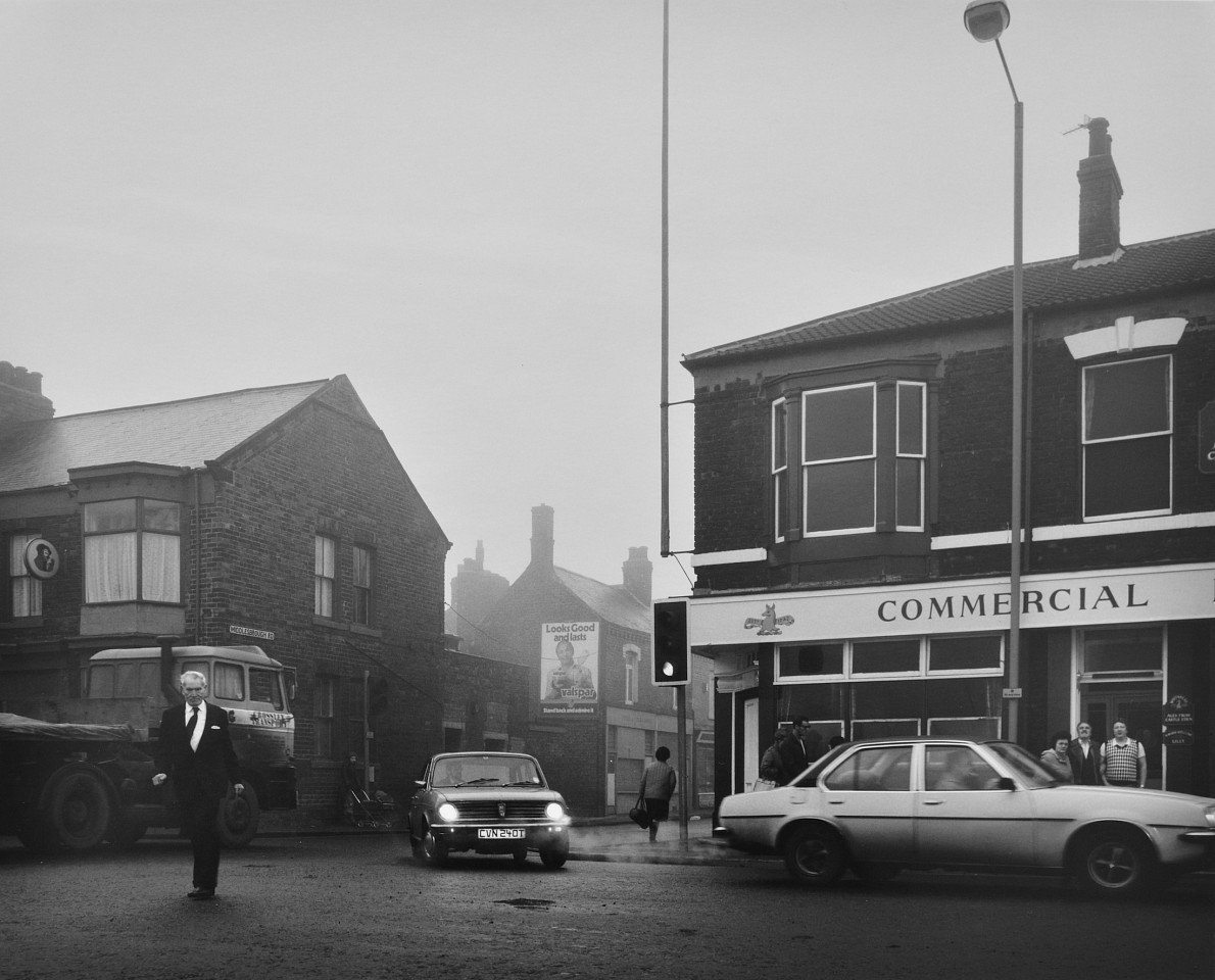 Graham SMITH, Bennetts Corner (Giro Corner), South Bank, Middlesbrough
1982, Gelatin Silver Print on Agfa Paper