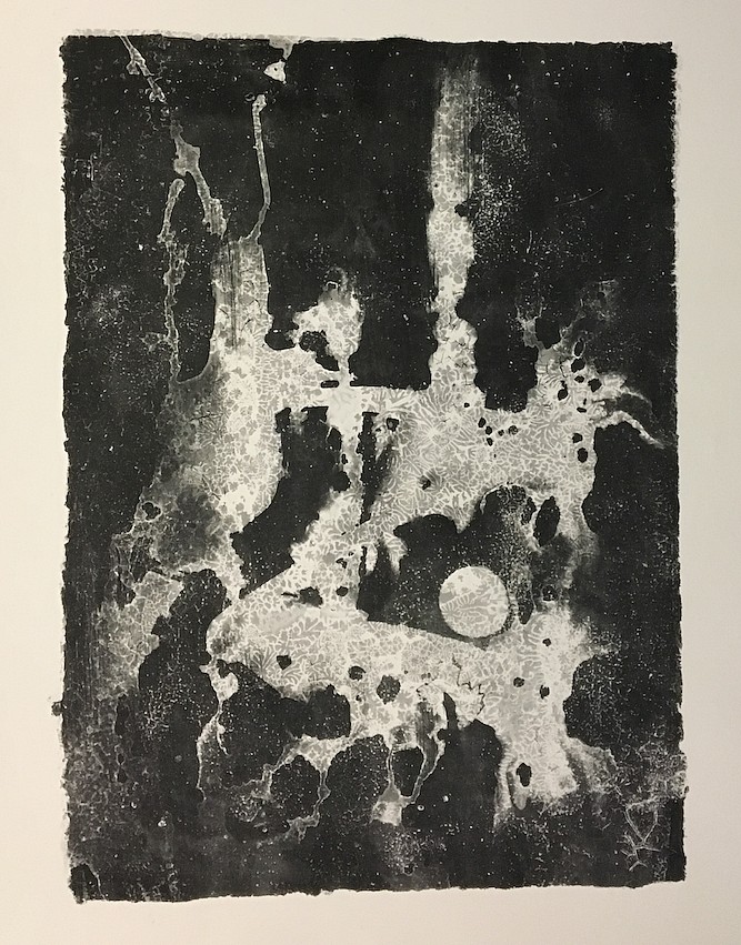 Heinz HAJEK-HALKE, Vorarbeit zu “Flechten” (Preliminary work on "Braiding")