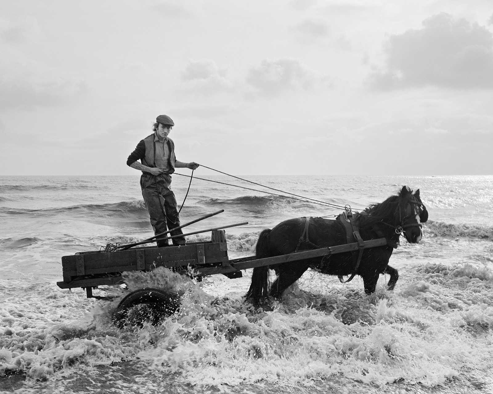 Gordon in the water, Seacoal Beach, Lynemouth, 1983 &copy; Chris Killip Photography Trust/Magnum Photos