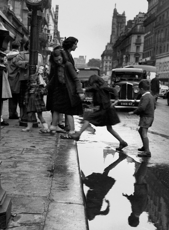 Todd Webb, Place Victor Basch, Alesia Metro Stop, Paris
1951, Vintage gelatin silver print